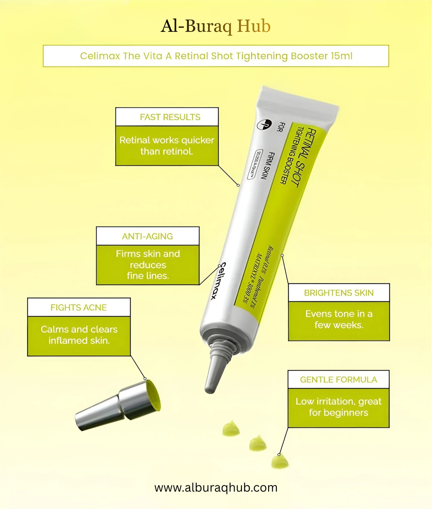 Celimax Retinol Shot Tightening Booster | Advanced Firming & Anti-Aging Serum | Buy 1 Get 1 FREE